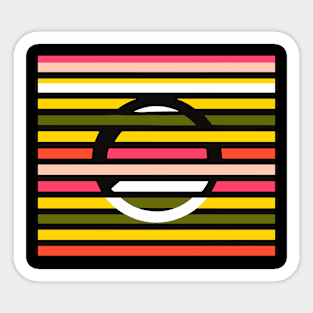 Stripes Colors BAUHAUS Sticker